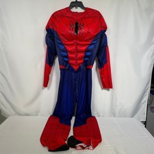 Marvel Spider-Man Superhero Halloween Costume Cosplay Jumpsuit Youth LARGE