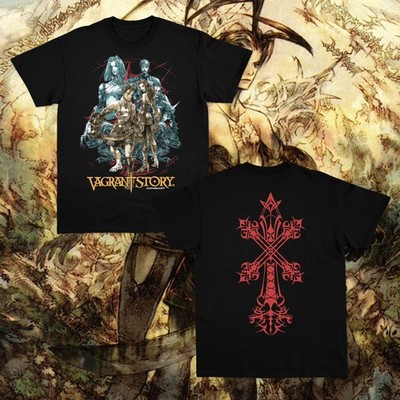 Monarch Wear Vagrant Story T-Shirt Square Enix RPG Black