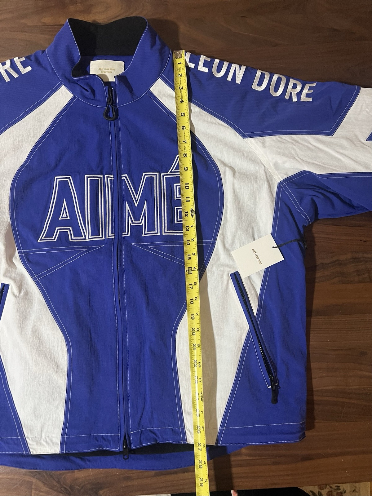 Aime Leon Dore ALD Aimé Logo Racing Jacket Logos Full Zip Blue