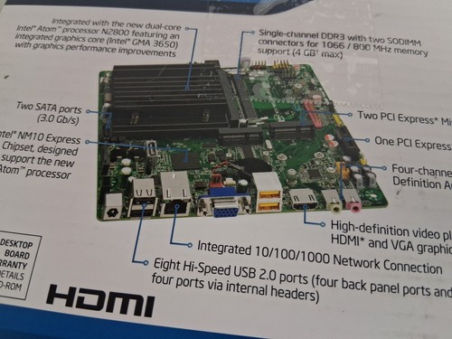 Intel Desktop Board Atom Processor DN2800MT - 4GB - Photo 16/16