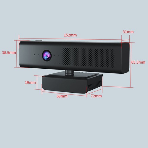 2X(1080P USB Webcam Computerkamera mit HiFi-Lautsprechermikrofon Computerka7448 - Bild 7 von 7