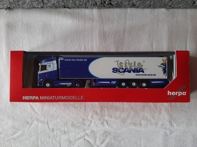 Herpa 314466 /Scania CS 20 HD Kühlkoffer-Sattelzug  TSU Bode /OVP/1:87/Top