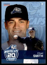 2013 Chad Smith Choice Minor League Rookie Card West Michigan Whitecaps