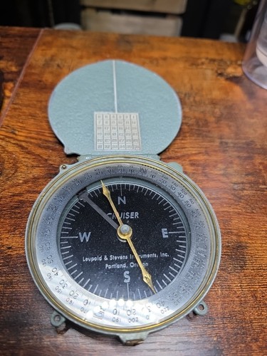 Vintage Leupold Cruiser Compass. Rare Leupold & Steven's  Insturments Portland