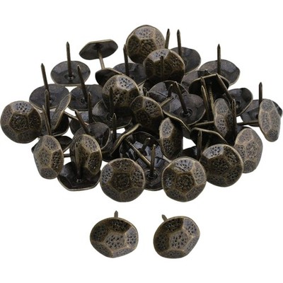 Möbelnägel Bronze 23x20 mm 50 Stück, Retro-Dekor, Eisen, langlebig