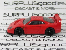 Hot Wheels LOOSE Red 1989 FERRARI F40 COMPETIZIONE Custom Swap w/Real Riders B