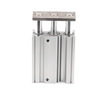 SMC MGQM25-100 Compact Guide Cylinder 25mm Slide Bearing Double Acting ✦KD #ea