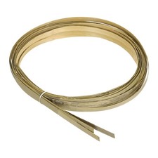 7 Roll Bamboo Strips for Weaving,0.31"x10ft Basket Weaving Supplies 0.5mm Green