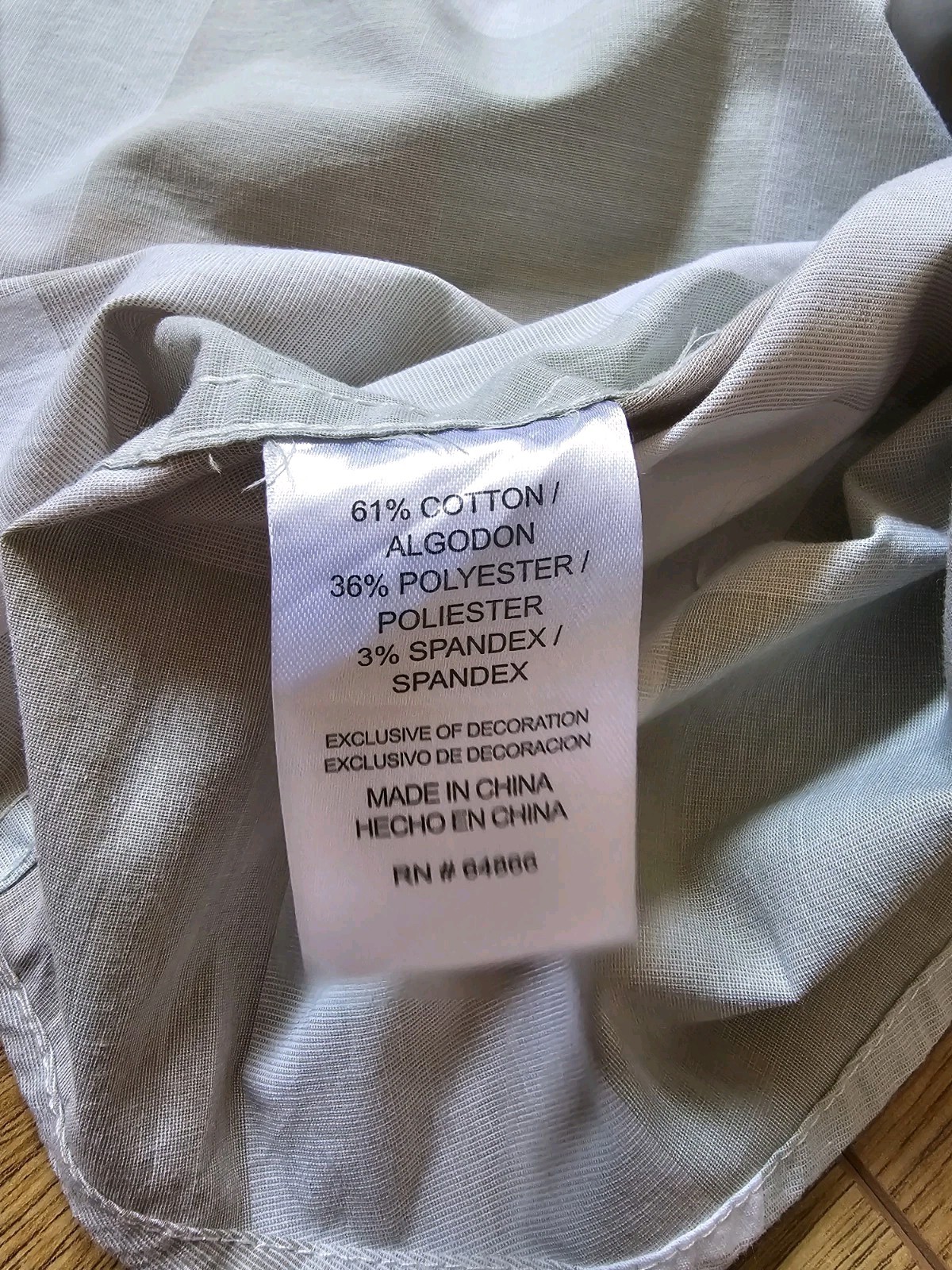 Lee Men’s Short Sleeve Check Shirt XL Regular Fit Green White Grey Stretch image 4