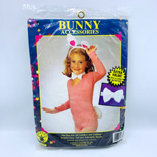 Rubie's Vintage Bunny Costume Accessory Kit White/Pink Halloween Costume Kids