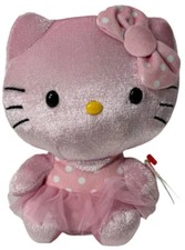 Ty Beanie Babies Hello Kitty Pink Ballerina Plush 6" NWT