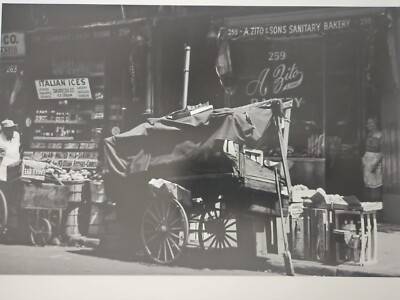 1968 A. ZITO's BAKERY ITALIAN ICES Greenwich Village York City 8x10 PHOTO 