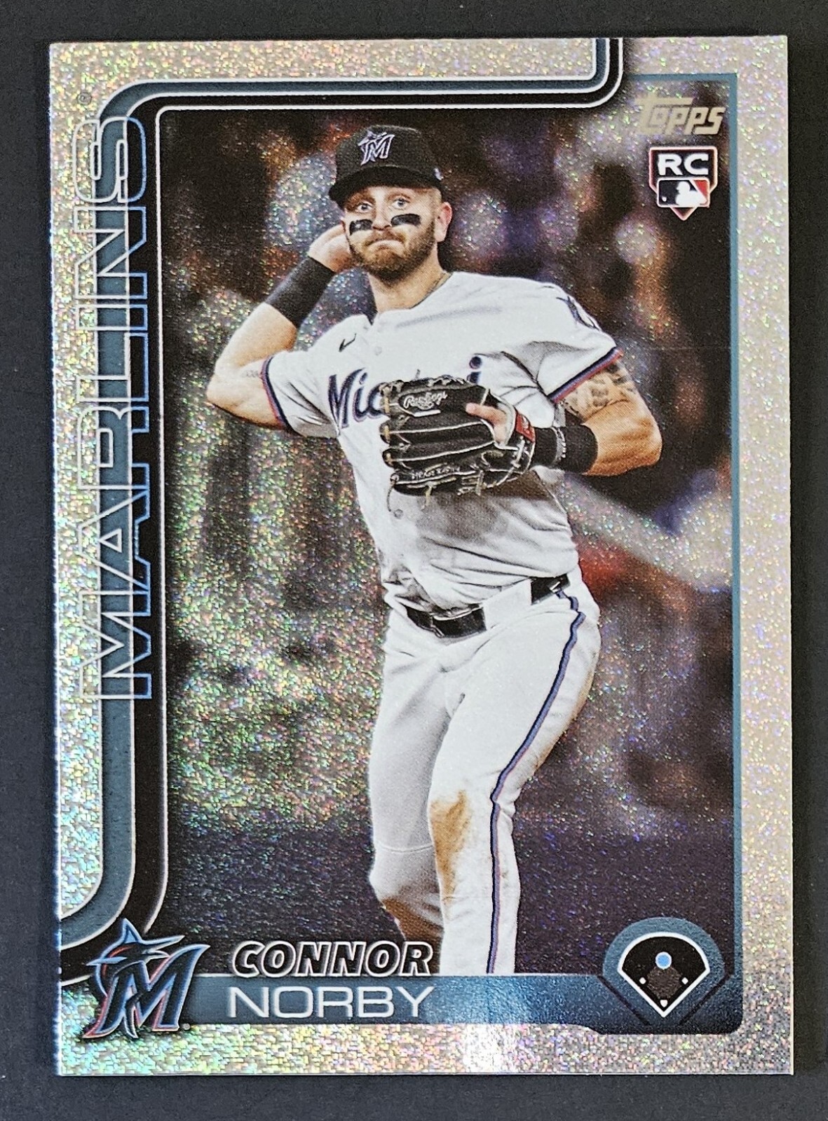 2025 Topps Series 1 Sandglitter Connor Norby #132 (RC)