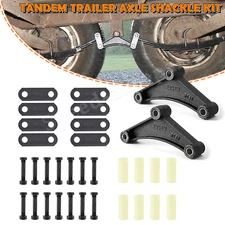 New Trailer Shackle Kit, Tandem Trailer Axle Shackle Kit for Double Eye Springs