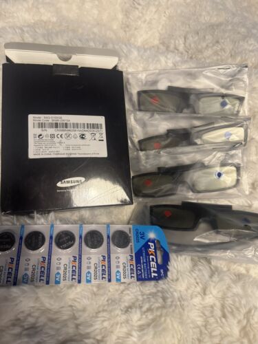 4X New Genuine SSG5100GB 3D Active Shutter Glasses For Samsung SSG-5100GB TV - Picture 6 of 8