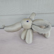 VTG Commonwealth Nylon Balloon Elephant Plush 8" Grey 2002 Stuffed Toy
