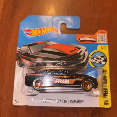 Hotwheels   13  Chevrolet Copo Camaro HW Graphics 4/10 179/250 Neu und Ovp