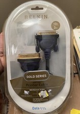 Belkin 24 Gold Plated Connect Pc to Ieee 1284 Printer Cable Db25 10 High Speed
