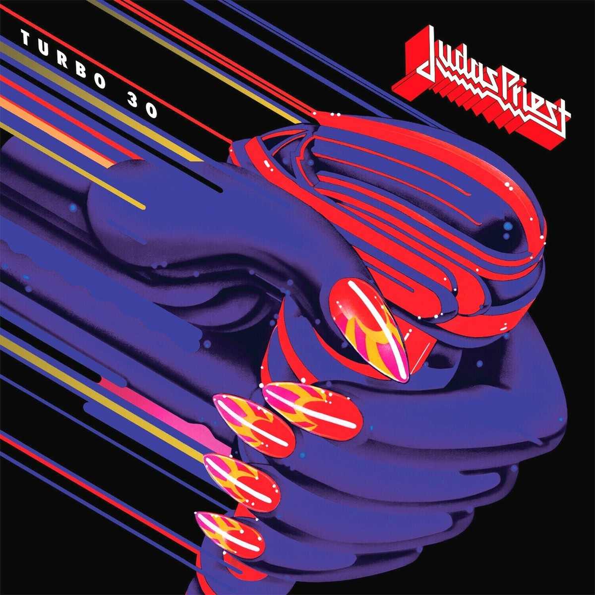Judas Priest Turbo 30 12x12 Album Cover Replica Poster Print | eBay