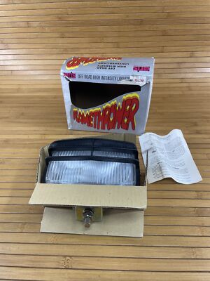 ARIS Flamethrower Chrome Clear Driving Fog Light Lamp No. 1077 Clear NH103 NOS