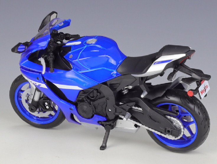 Maisto Yamaha モデルバイク 1/12 Maisto YAMAHA YZ450F (Blue/White