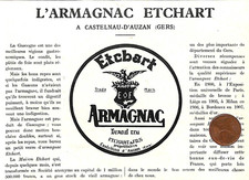 CASTELNAU-D'AUZAN ( 32 ) ARMAGNAC ETCHART / ADP 1931