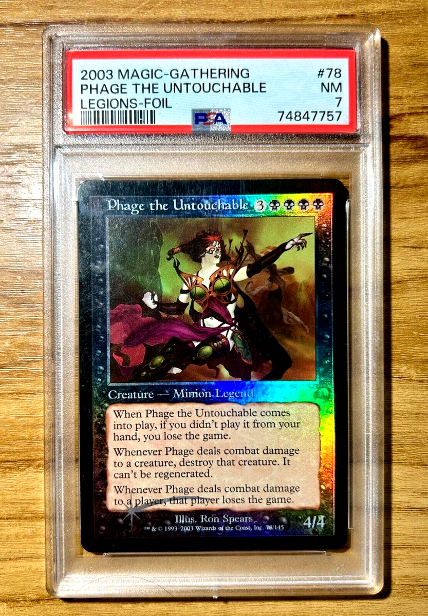 2003 Magic PHAGE THE UNTOUCHABLE FOIL PSA 7 Legions MTG NM English
