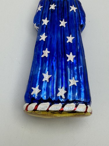 CHRISTOPHER RADKO ROT WEISS BLAU PATRIOTISCHER WEIHNACHTSMANN WEIHNACHTSSCHMUCK - Bild 6 von 11