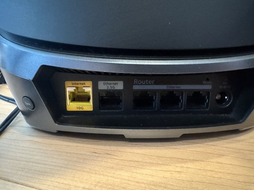 Netgear Orbi RBRE960B Router Wi-Fi 6 6E Network Black Near Mint FREE SHIPPING - Picture 4 of 4
