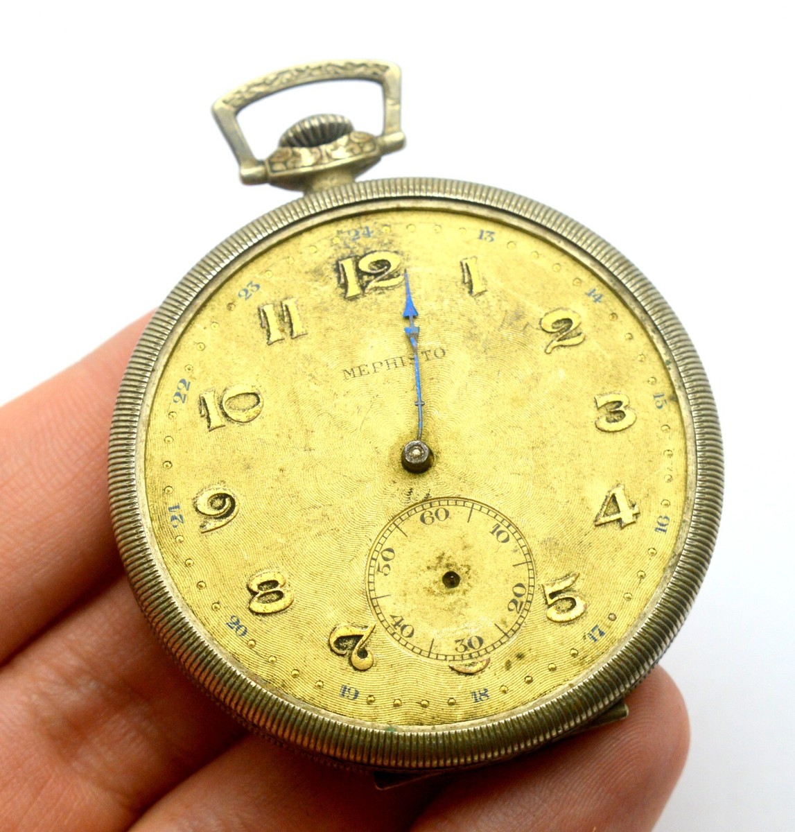 MEPHISTO EARLY 20th CENTURY SWISS MADE MECHANICAL POCKET WATCH | eBay