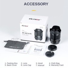Viltrox 24mm F1.8 Auto Focus wide angle Full Frame Prime Lens for Sony E-Mount