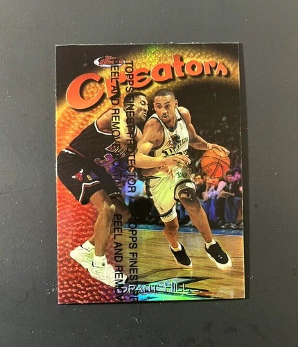 Grant Hill 1997-98 Topps Finest Creators #186 Refractor -Rare Card!
