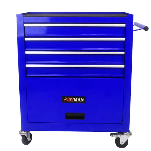 4 Drawers Rolling Tool Box Cart Chest Tool Garage Storage Cabinet with Wheels US - Picture 2 of 36