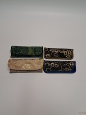 Lot Of 4 Glasses Cases Floral prints reading glasses cases