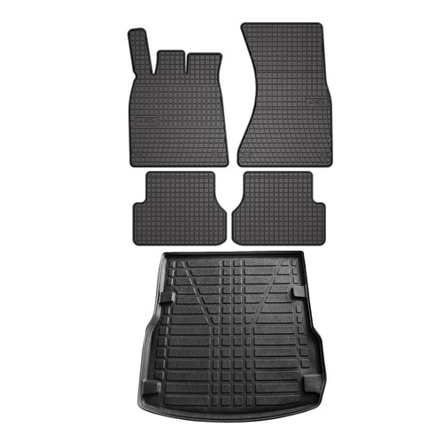Custom Floor Mats + Trunk Cargo Liner For Audi A6 S6 20122018 Sedan