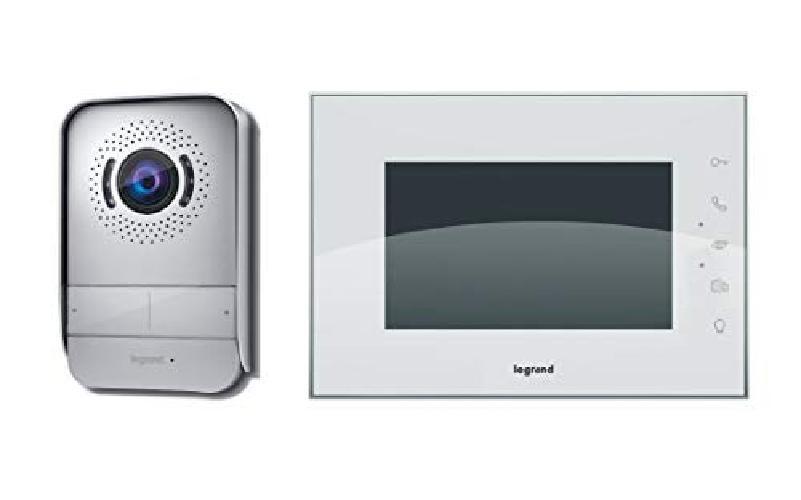 Legrand, videocitofono con 2 fili di collegamento, monitor a colori e fotocamera