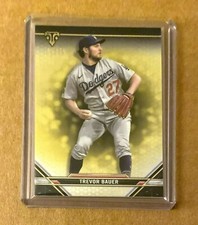 TREVOR BAUER 2021 Topps Triple Threads Base Card Citrine Parallel #'d 65/75