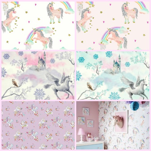 Unicorn Wallpaper Pink Fairy Castle Mystical Fairytale Cute Sparkle Rainbow | eBay Unicorn Wallpaper Pink Fairy Castle Mystical Fairytale Cute Sparkle Rainbow | eBay