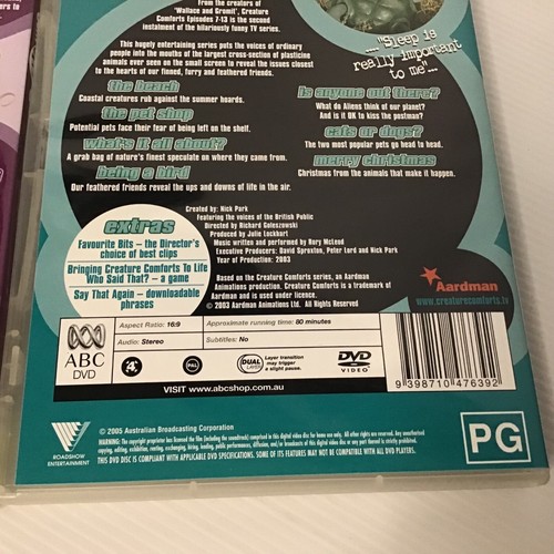 Creature Comforts Dvd From The Makers of Wallace and Gromit (2005) - Picture 8 of 10