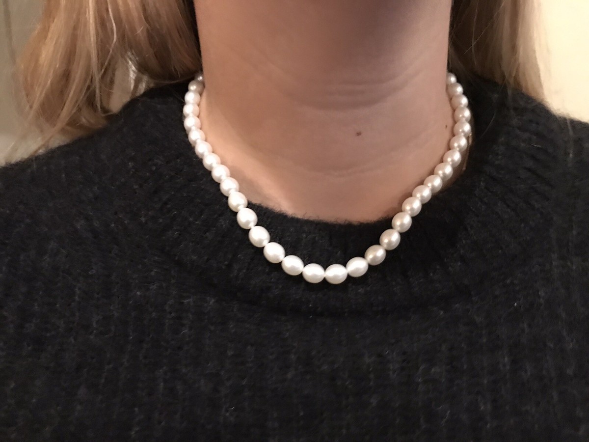 Tiffany Co. Toggle Pearl Necklace | eBay
