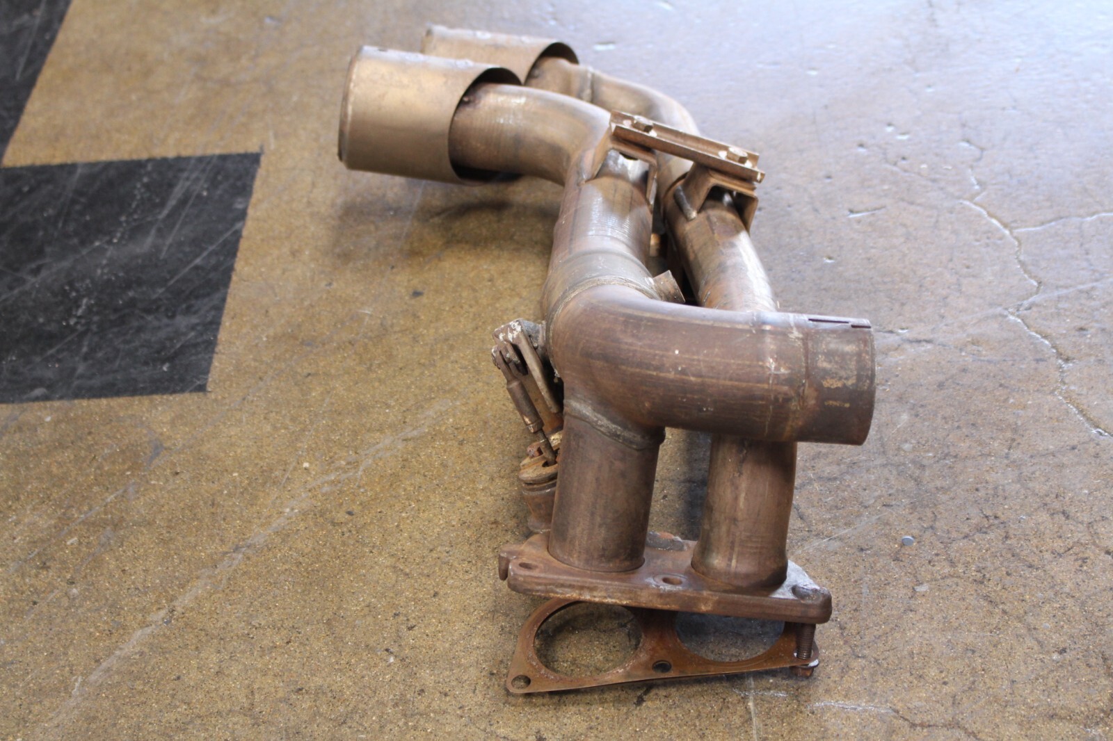 Ferrari F430, RH, Right, Rear Exhaust Tail Pipe, Burn Damage, Used, P/N 216040