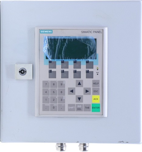 SIEMENS OPERATOR PANEL 6AV6 641-0CA01-0AX1 WITH ENCLOSURE
