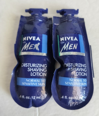 Norelco Cool Skin Nivea For Men Shaving Gel/Lotion Alcohol Free NOS 2x