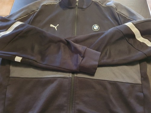 Puma BMW Motorsport Track Jacket Mens US Size L Black - Picture 13 of 15