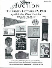 1998 BABE RUTH -  BOBBY ORR - NORM VAN BROCKLIN - BABE RUTH - Rothman CATALOG