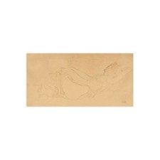 Stampa su Tela su Carta Poster o Quadro Gustav Klimt Sleeping Woman