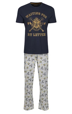 MENS PYJAMAS HARRY POTTER EX UK STORE NIGHT WEAR S M L XL XXL RRP £18 LOUNGEWEAR
