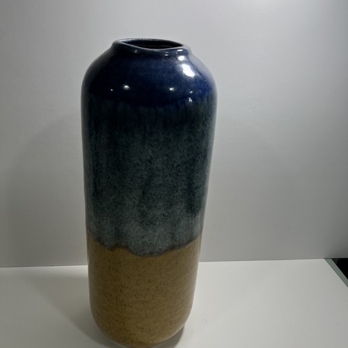 Ceramic Vase Cylinder Container Multicolor 15 In Height - Picture 3 of 4