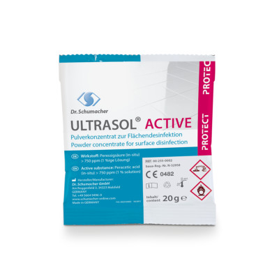 Dr. Schumacher Ultrasol Active 100 x 40 g Pulver zur Flächendesinfektion RKI A/B