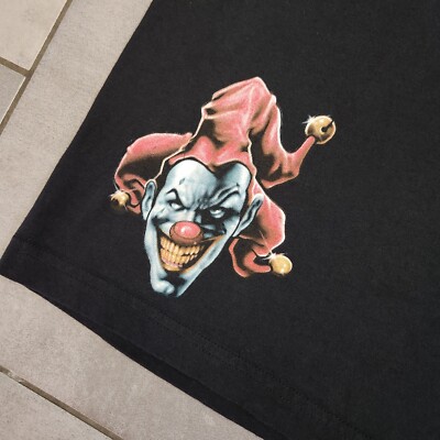 Vintage 90s The Joker Lowrider Art Scary Hood Clown Sz.L | eBay